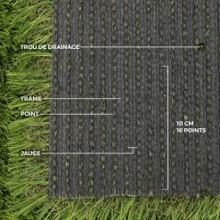 Gazon Synthétique 40mm 11 Gazon Synthétique 40mm -Outdoor Living Soldes AG40DLX1X4ELG 05