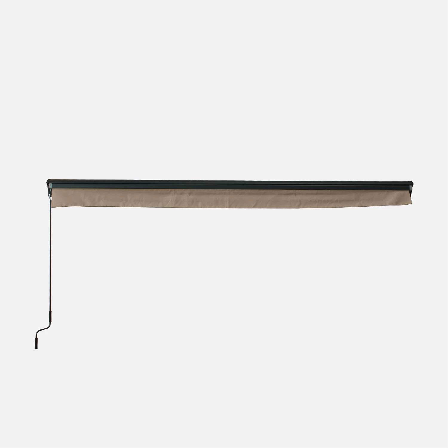 Store Banne Manuel 4x3m Couleur : Taupe 4 Store Banne Manuel 4x3m Couleur : Taupe – Image 2