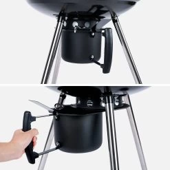 Barbecue Charbon Ø57cm 18 Barbecue Charbon Ø57cm -Outdoor Living Soldes BBQAK22BK 05