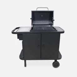 Barbecue Charbon Connecté, Allumage Rapide + Accessoires 12 Barbecue Charbon Connecté, Allumage Rapide + Accessoires -Outdoor Living Soldes BBQSNG2BT 05