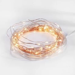 Guirlande LED Solaire Intérieure/extérieur, Fil De Cuivre 6 Guirlande LED Solaire Intérieure/extérieur, Fil De Cuivre -Outdoor Living Soldes GARSOLIO400YEL 02