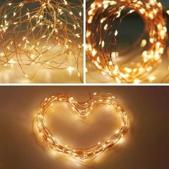 Guirlande LED Solaire Intérieure/extérieur, Fil De Cuivre 7 Guirlande LED Solaire Intérieure/extérieur, Fil De Cuivre -Outdoor Living Soldes GARSOLIO400YEL 03