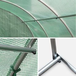 Serre De Jardin Tunnel -Outdoor Living Soldes GHTOH3X2 05