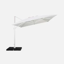 Parasol Déporté Rectangulaire 3x4 M 15 Parasol Déporté Rectangulaire 3x4 M -Outdoor Living Soldes HU3X4WH 04