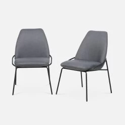 Chaise Design En Tissu (lot De 2) 12 Chaise Design En Tissu (lot De 2) -Outdoor Living Soldes ICHRLISDKGYX2 01