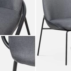 Chaise Design En Tissu (lot De 2) 17 Chaise Design En Tissu (lot De 2) -Outdoor Living Soldes ICHRLISDKGYX2 06