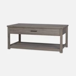 Table Basse Effet Bois, 1 Tiroir 11 Table Basse Effet Bois, 1 Tiroir -Outdoor Living Soldes ICTBL110GY 01