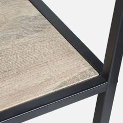 Etagère Bibliothèque Industrielle Métal Et Effet Bois 5 Niveaux 13 Etagère Bibliothèque Industrielle Métal Et Effet Bois 5 Niveaux -Outdoor Living Soldes ILFSHELF78BN 04