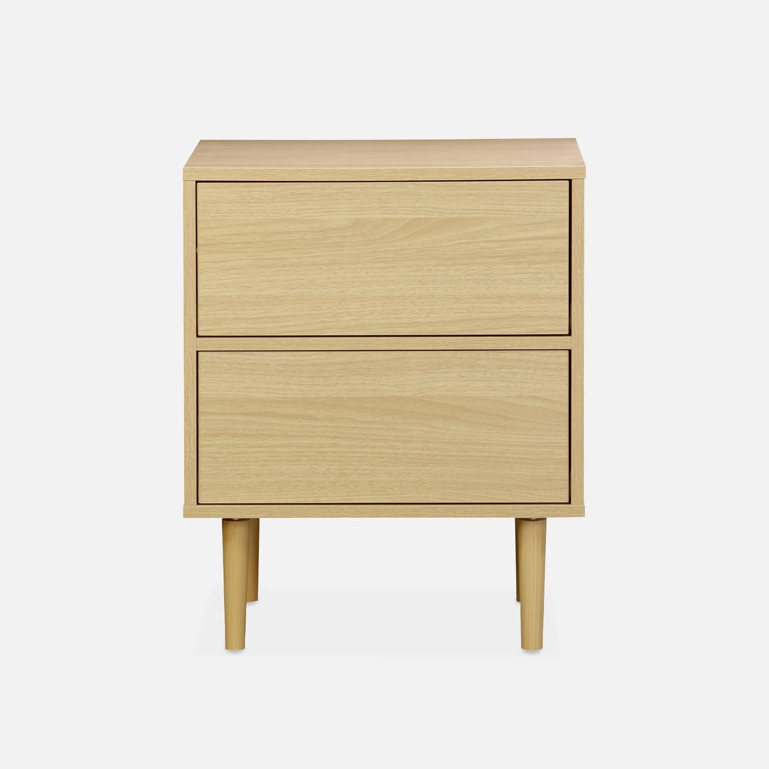 Table De Chevet Effet Bois Naturel Couleur : Bois 6 Table De Chevet Effet Bois Naturel Couleur : Bois – Image 4