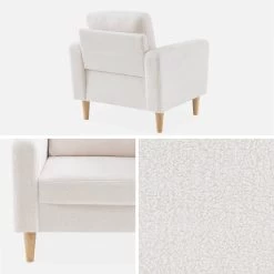 Fauteuil Scandinave à Bouclettes 11 Fauteuil Scandinave à Bouclettes -Outdoor Living Soldes ISOF1BOUCL 03