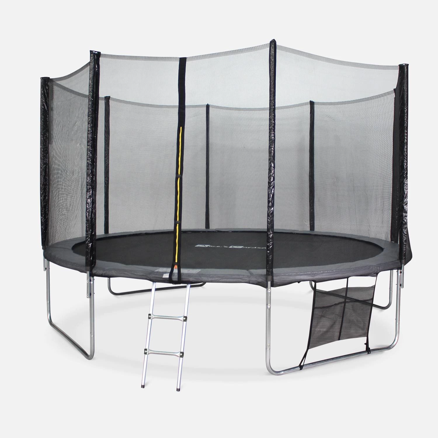 Trampoline 400cm Avec Pack D'accessoires Couleur : Gris 4 Trampoline 400cm Avec Pack D'accessoires Couleur : Gris – Image 2