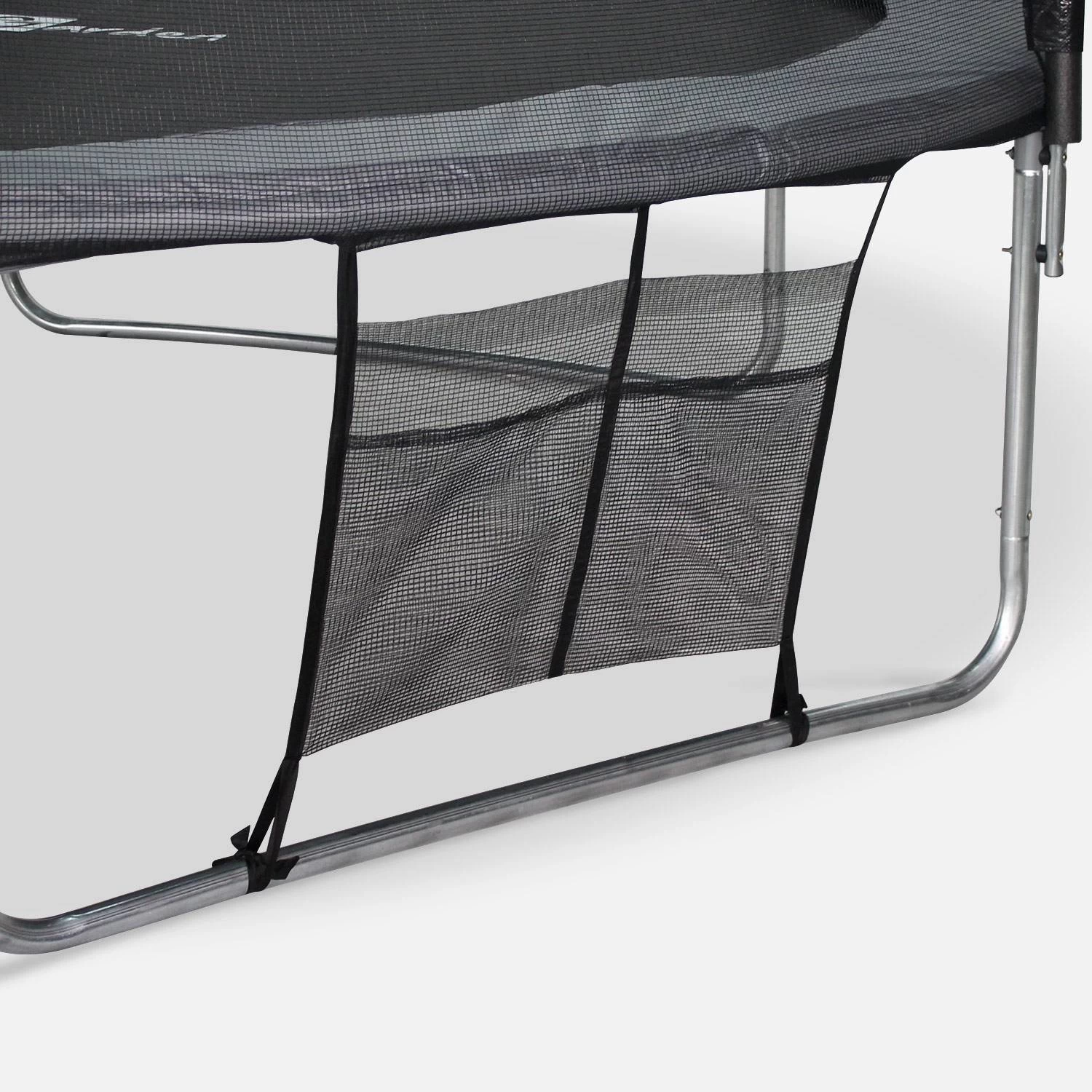Trampoline 400cm Avec Pack D'accessoires Couleur : Gris 6 Trampoline 400cm Avec Pack D'accessoires Couleur : Gris – Image 4