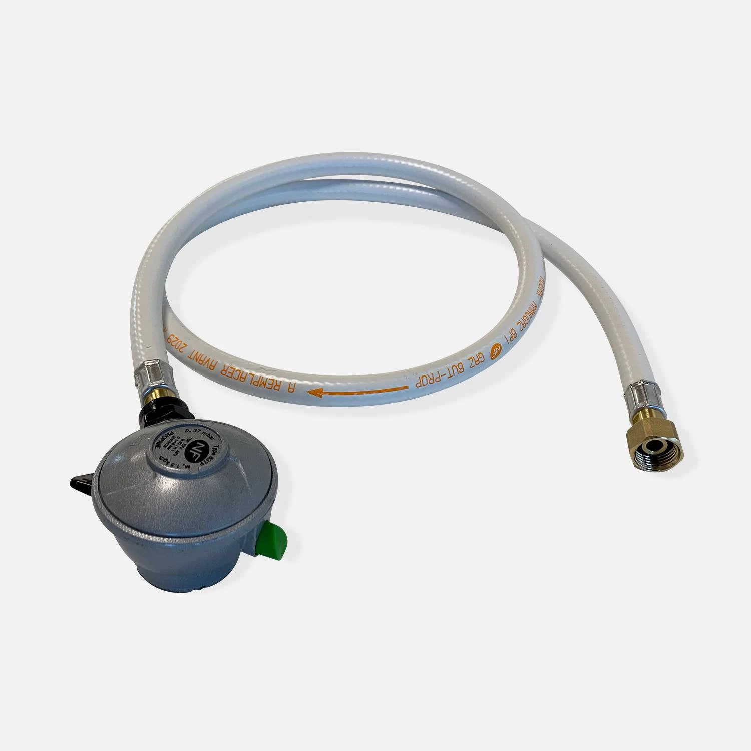 Kit Tuyau Flexible De Gaz + Détendeur Quick-on Propane 20mm 3 Kit Tuyau Flexible De Gaz + Détendeur Quick-on Propane 20mm