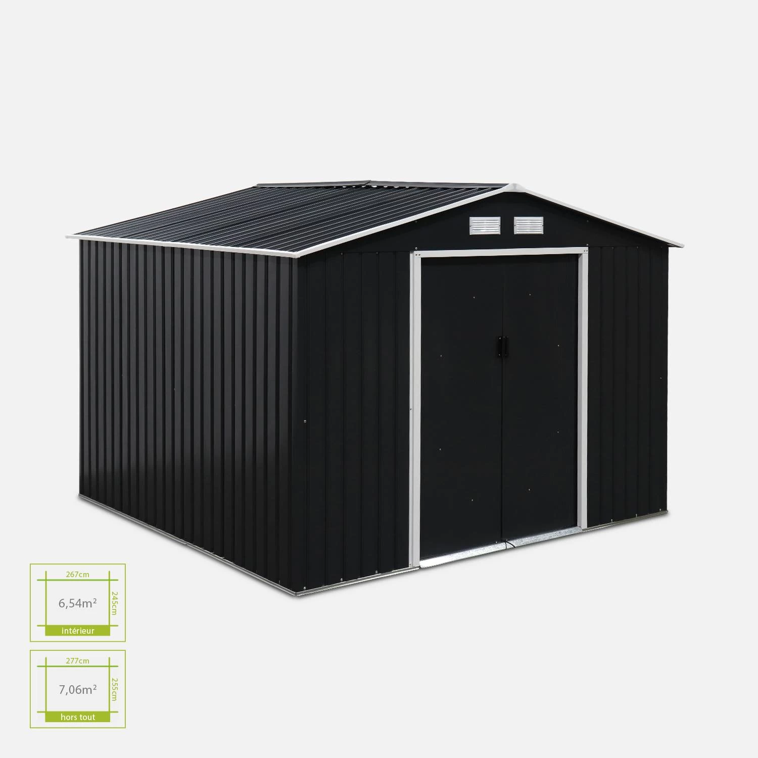 Abri De Jardin Métal 7,06m² 4 Abri De Jardin Métal 7,06m² – Image 2