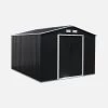 Abri De Jardin Métal 8,95m² -Outdoor Living Soldes MS884GY 01