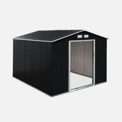 Abri De Jardin Métal 8,95m² -Outdoor Living Soldes MS884GY 03