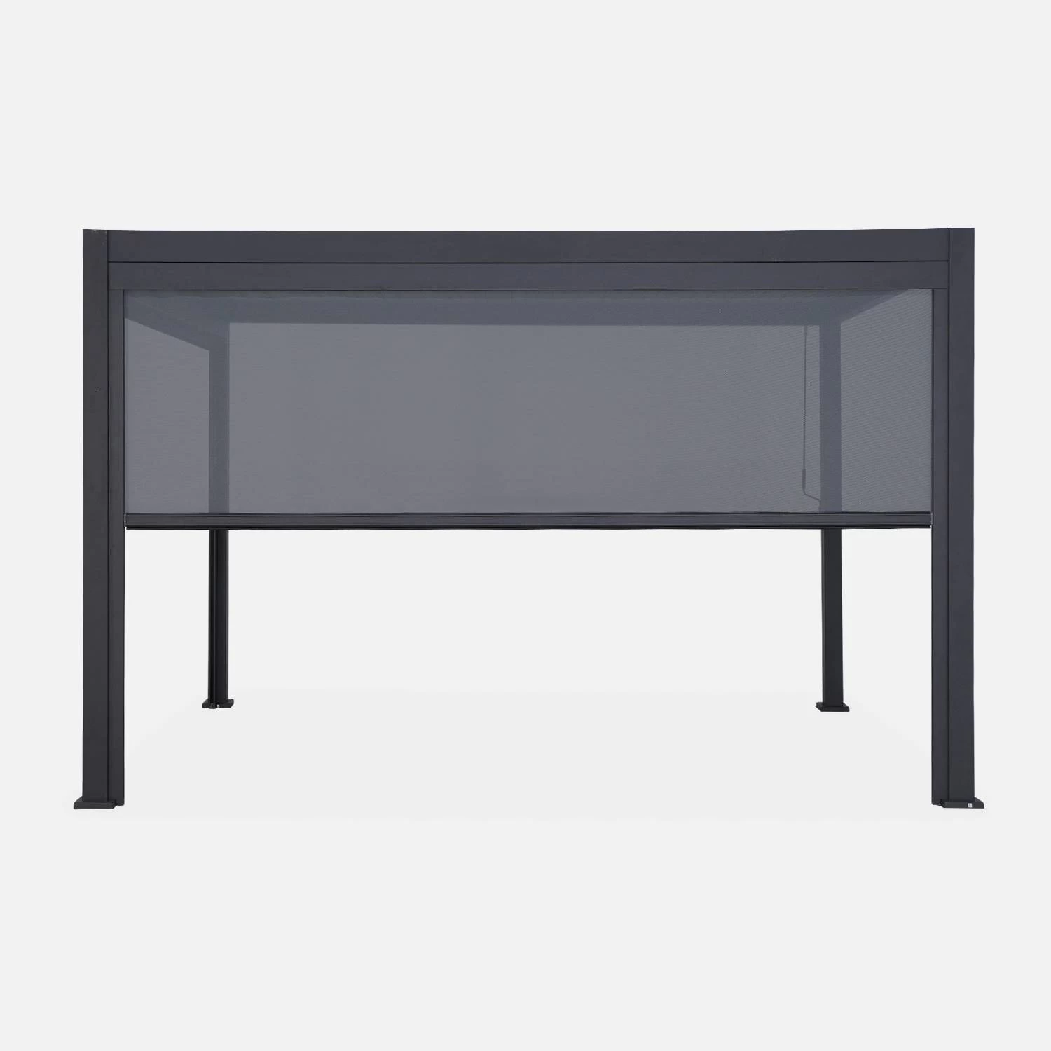 Pergola Bioclimatique 3x4m + Store 4m 4 Pergola Bioclimatique 3x4m + Store 4m – Image 2