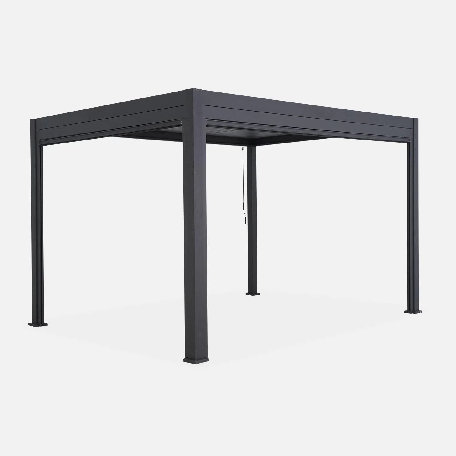 Pergola Bioclimatique 3x4m + Store 4m 6 Pergola Bioclimatique 3x4m + Store 4m – Image 4