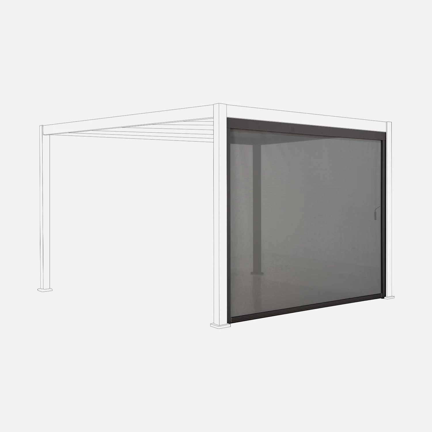 Store Latéral 4m Pour Pergola Bioclimatique Triomphe 3x4m 3 Store Latéral 4m Pour Pergola Bioclimatique Triomphe 3x4m