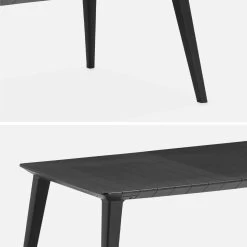 Table De Jardin Résine + 8 Chaises Empilables -Outdoor Living Soldes PLK240TR8BK 03