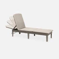 Bain De Soleil Imitation Rotin Multi Positions (lot De 2) Couleur : Cappuccino 9 Bain De Soleil Imitation Rotin Multi Positions (lot De 2) Couleur : Cappuccino -Outdoor Living Soldes PLKLOUNGECPSDX2 02