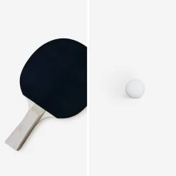Raquette Ping Pong (lot De 2) + 3 Balles 5 Raquette Ping Pong (lot De 2) + 3 Balles -Outdoor Living Soldes PPT2BAT 02