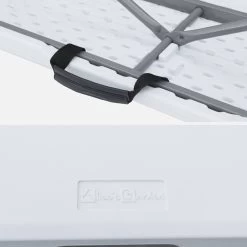 Table + Banc Réception Pliable Plastique -Outdoor Living Soldes RECPL180SET 08