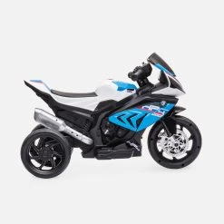Moto électrique Enfant BMW HP4 6V, 1 Place Couleur : Bleu -Outdoor Living Soldes ROCMOTOBMW6BLU 02