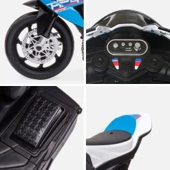 Moto électrique Enfant BMW HP4 6V, 1 Place Couleur : Bleu -Outdoor Living Soldes ROCMOTOBMW6BLU 04