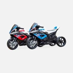 Moto électrique Enfant BMW HP4 6V, 1 Place Couleur : Bleu -Outdoor Living Soldes ROCMOTOBMW6BLU 06