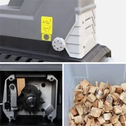 Broyeur De Branches Et Végétaux électrique 2800W -Outdoor Living Soldes SHL2800WAC 04