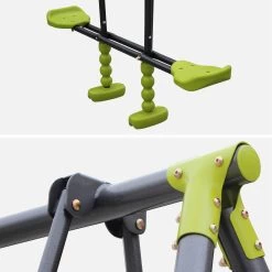 Portique Balançoires, Face à Face 7 Portique Balançoires, Face à Face -Outdoor Living Soldes SW195BRG 03