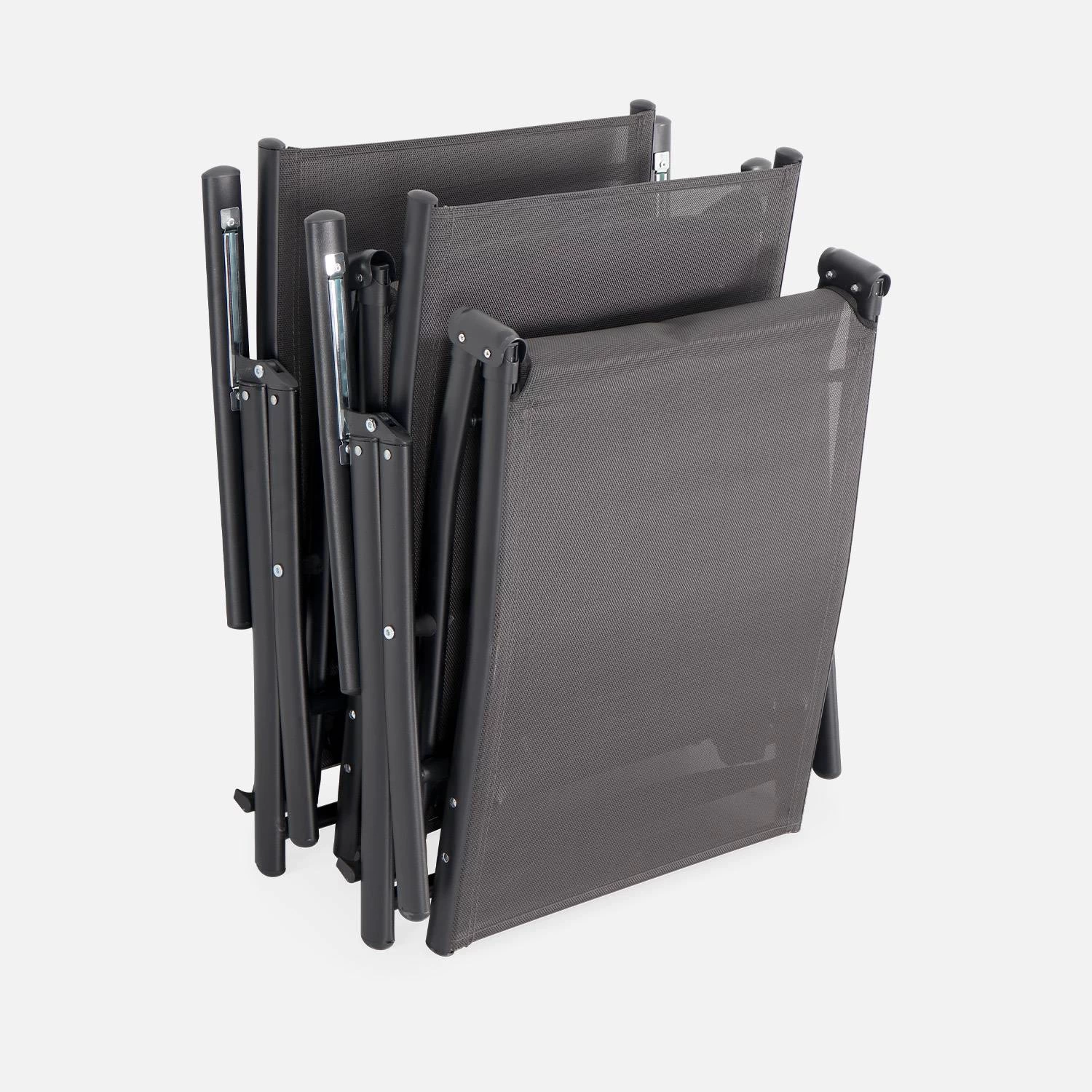 Lot De 2 Bains De Soleil Pliants 6 Lot De 2 Bains De Soleil Pliants – Image 4