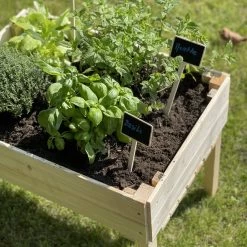 Carré Potager Pour Enfants En Bois Sur Pieds -Outdoor Living Soldes VGKIDS60 07