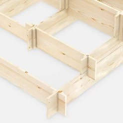 Carré Potager En Bois, 5 étages Et 5 Compartiments -Outdoor Living Soldes VGSTEP93 03