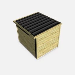 Abri De Jardin Bois 6,48m², Sapin Du Nord Traité Autoclave Ep.27mm -Outdoor Living Soldes WSAF25X2NAT 04