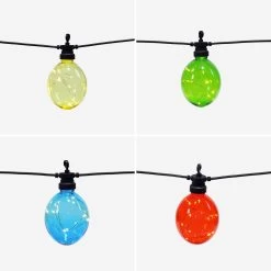 Guirlande Lumineuse Extérieure 4,5m 10 Guirlande Lumineuse Extérieure 4,5m -Outdoor Living Soldes XMASGG100WH 03