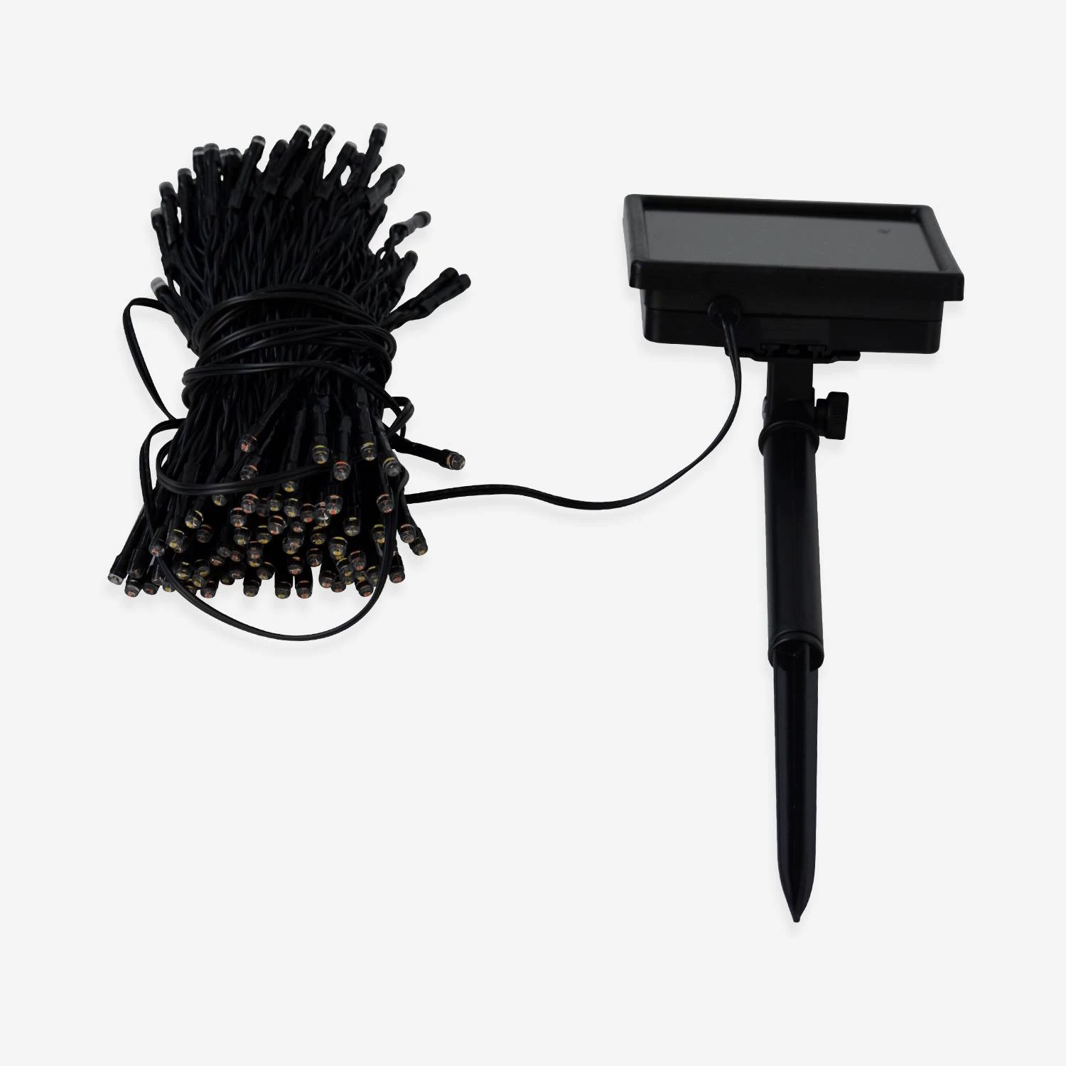 Guirlande Lumineuse Extérieure Solaire 15m Couleur : Blanc Chaud 8 Guirlande Lumineuse Extérieure Solaire 15m Couleur : Blanc Chaud – Image 6