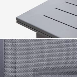 Table De Jardin Extensible Aluminium, 10 Chaises 12 Table De Jardin Extensible Aluminium, 10 Chaises -Outdoor Living Soldes XTSAF335R10CO 05