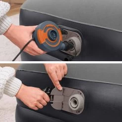 Matelas Gonflable électrique Avec Pompe Intégrée, 46cm -Outdoor Living Soldes abbwdouble46 9ed761324565dd3bac650abbbf3f7943