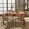 Table Intérieur / Extérieur Bois Et Métal + 4 Chaises En Corde Empilables Couleur : Beige 1 Table Intérieur / Extérieur Bois Et Métal + 4 Chaises En Corde Empilables Couleur : Beige -Outdoor Living Soldes ac150kd4rpbg 13d5f0ac4e63e6eea0340816dd9bf3ac