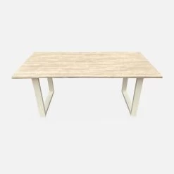 Table Intérieur / Extérieur Bois Et Métal 6 Places Couleur : Ivoire 12 Table Intérieur / Extérieur Bois Et Métal 6 Places Couleur : Ivoire -Outdoor Living Soldes ac180tblivose 73ee6a7338d9dfd242eba409ba7812da