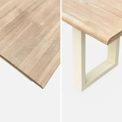 Table Intérieur / Extérieur Bois Et Métal 6 Places Couleur : Ivoire 13 Table Intérieur / Extérieur Bois Et Métal 6 Places Couleur : Ivoire -Outdoor Living Soldes ac180tblivose c6e1e168d10cad97e18b6e1af0c33bb9