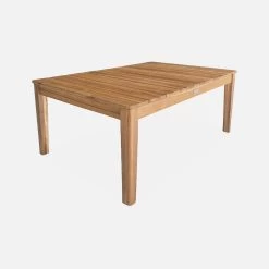 Salon De Jardin Cannage Et Bois 4 Places, Beige Couleur : Teck -Outdoor Living Soldes accan3101bg 8ff30cbffa5ae4d03be8d2089c6a2dbe