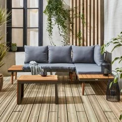 Salon De Jardin Modulable Aluminium Et Acacia, 4 Places Couleur : Anthracite 10 Salon De Jardin Modulable Aluminium Et Acacia, 4 Places Couleur : Anthracite -Outdoor Living Soldes acmoduatgy 33f56eba3fee9d4b7c2bff49920f2aee