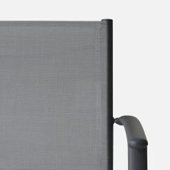 Fauteuils De Jardin Empilables Aluminium Et Textilène (lot De 2) Couleur : Gris Clair -Outdoor Living Soldes aftxchrx2atgy 37d497de6677cc9b5176f916e8b1e327