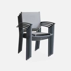 Fauteuil De Jardin Empilables Aluminium Et Textilène (lot De 4) Couleur : Gris Clair 12 Fauteuil De Jardin Empilables Aluminium Et Textilène (lot De 4) Couleur : Gris Clair -Outdoor Living Soldes aftxchrx4atgy 5a5bc2ed2e22a5b1be1fce404c28ed35