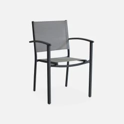 Fauteuil De Jardin Empilables Aluminium Et Textilène (lot De 4) Couleur : Gris Clair 11 Fauteuil De Jardin Empilables Aluminium Et Textilène (lot De 4) Couleur : Gris Clair -Outdoor Living Soldes aftxchrx4atgy cc66eaa50f7c72ff2b621e3510171076