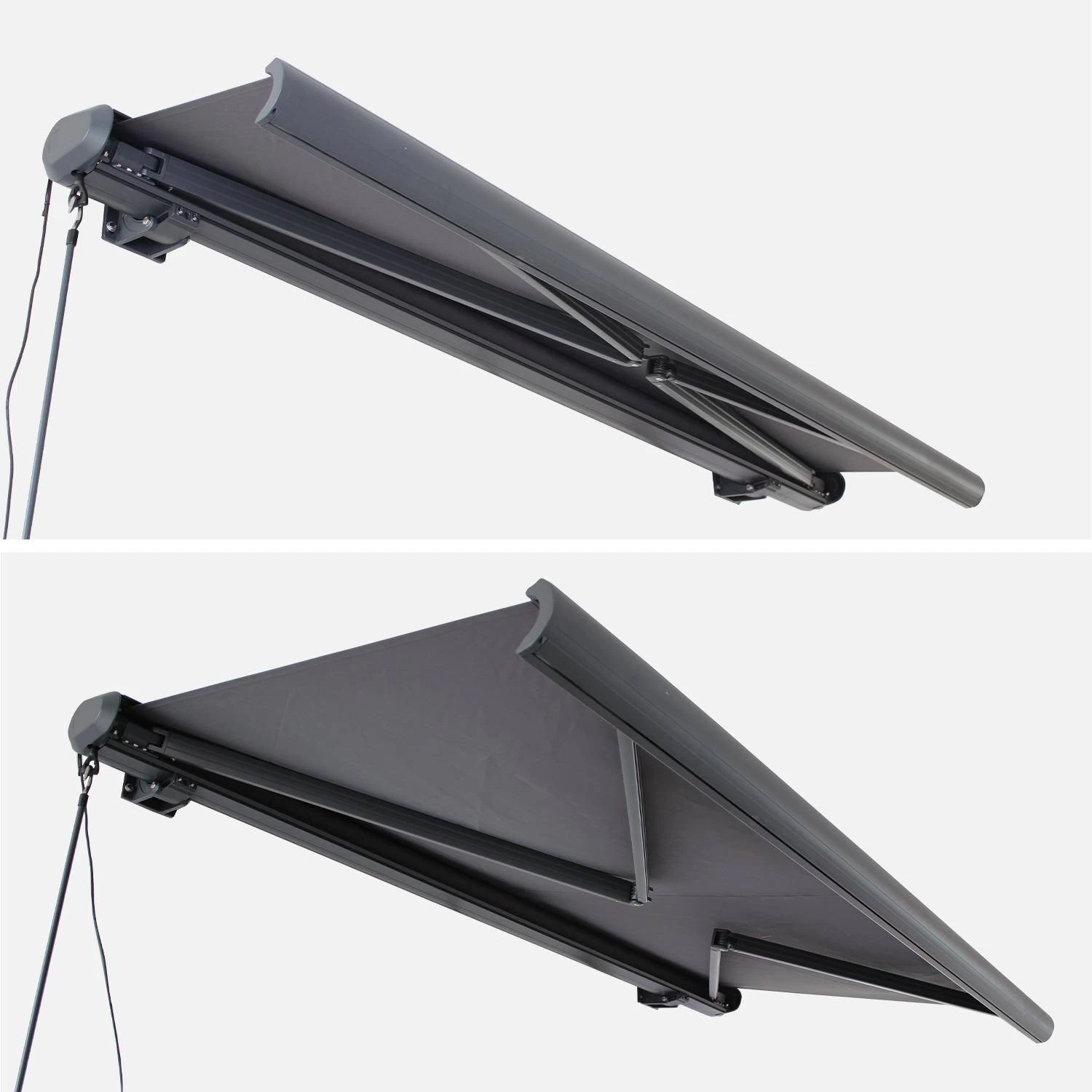 Store Banne électrique 3x2,5m Couleur : Gris 6 Store Banne électrique 3x2,5m Couleur : Gris – Image 4
