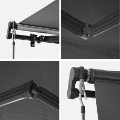 Store Banne Manuel 3x2m Couleur : Gris 8 Store Banne Manuel 3x2m Couleur : Gris -Outdoor Living Soldes awm3x2kdgy 036a5f425ea4f5694687223b824b0bac